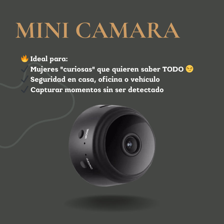 🔍 Mini Cámara Espía Full HD – Discreción Total al Mejor Precio 🔍