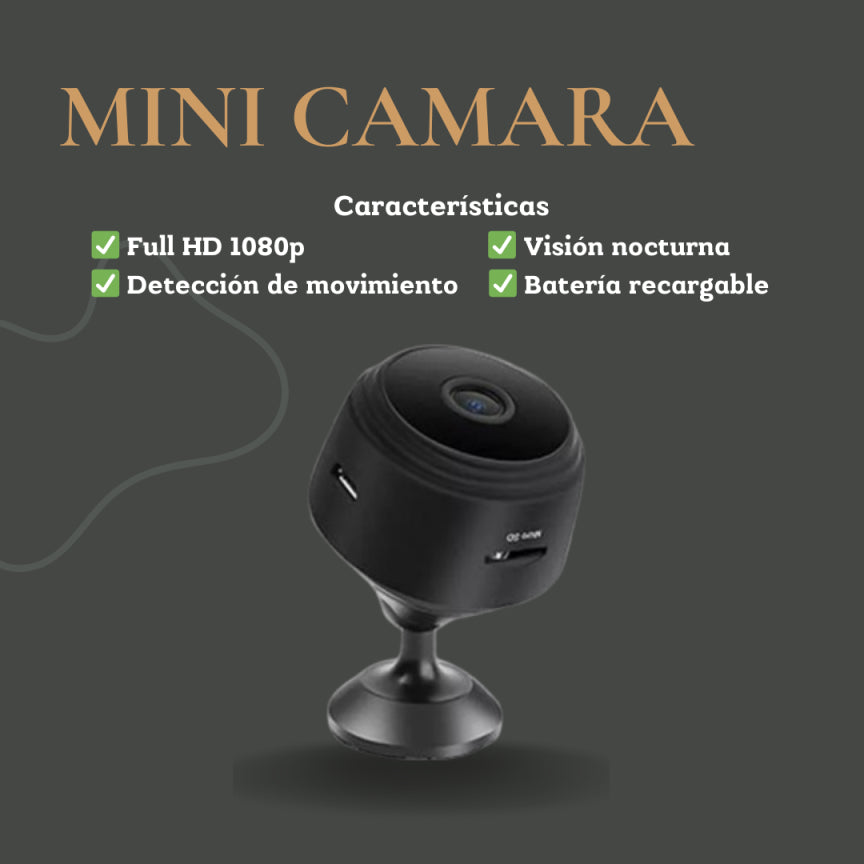 🔍 Mini Cámara Espía Full HD – Discreción Total al Mejor Precio 🔍