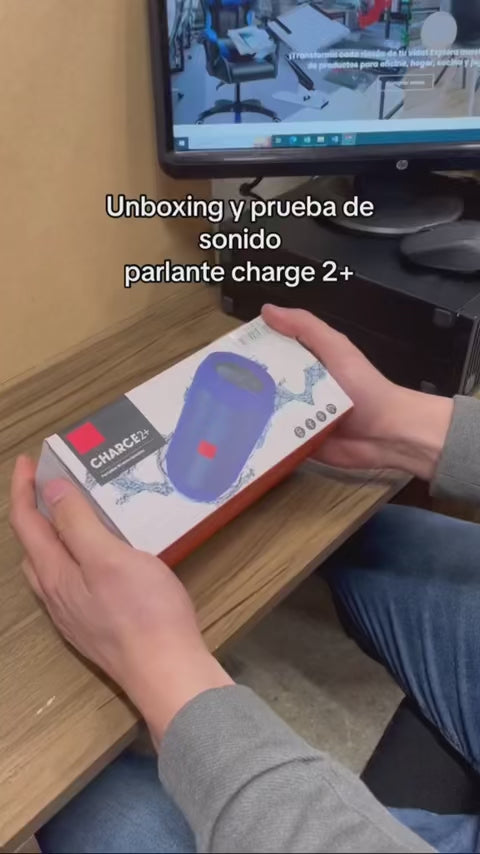 Parlante Bluetooth Charge 2+ | Sonido Premium Tipo JBL, Potente y Portátil🔊